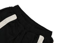 FORGIVENESS BLACK AND CREAM SHORTS