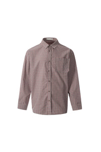 WIIKN CHECKERS BOX WINE AND GREY LONGSLEEVES SHIRT