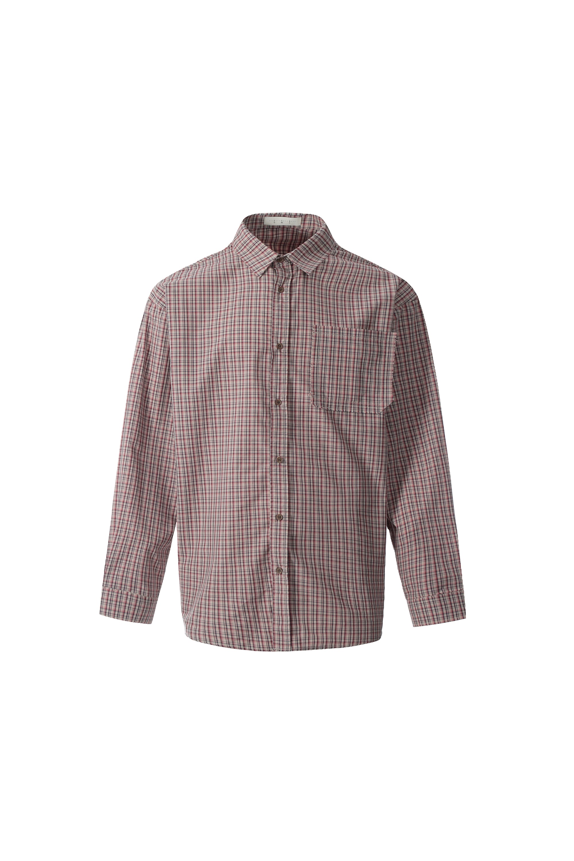 Red & Blue Mini-Check Button-Down Shirt