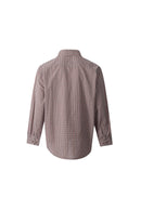 WIIKN CHECKERS BOX WINE AND GREY LONGSLEEVES SHIRT