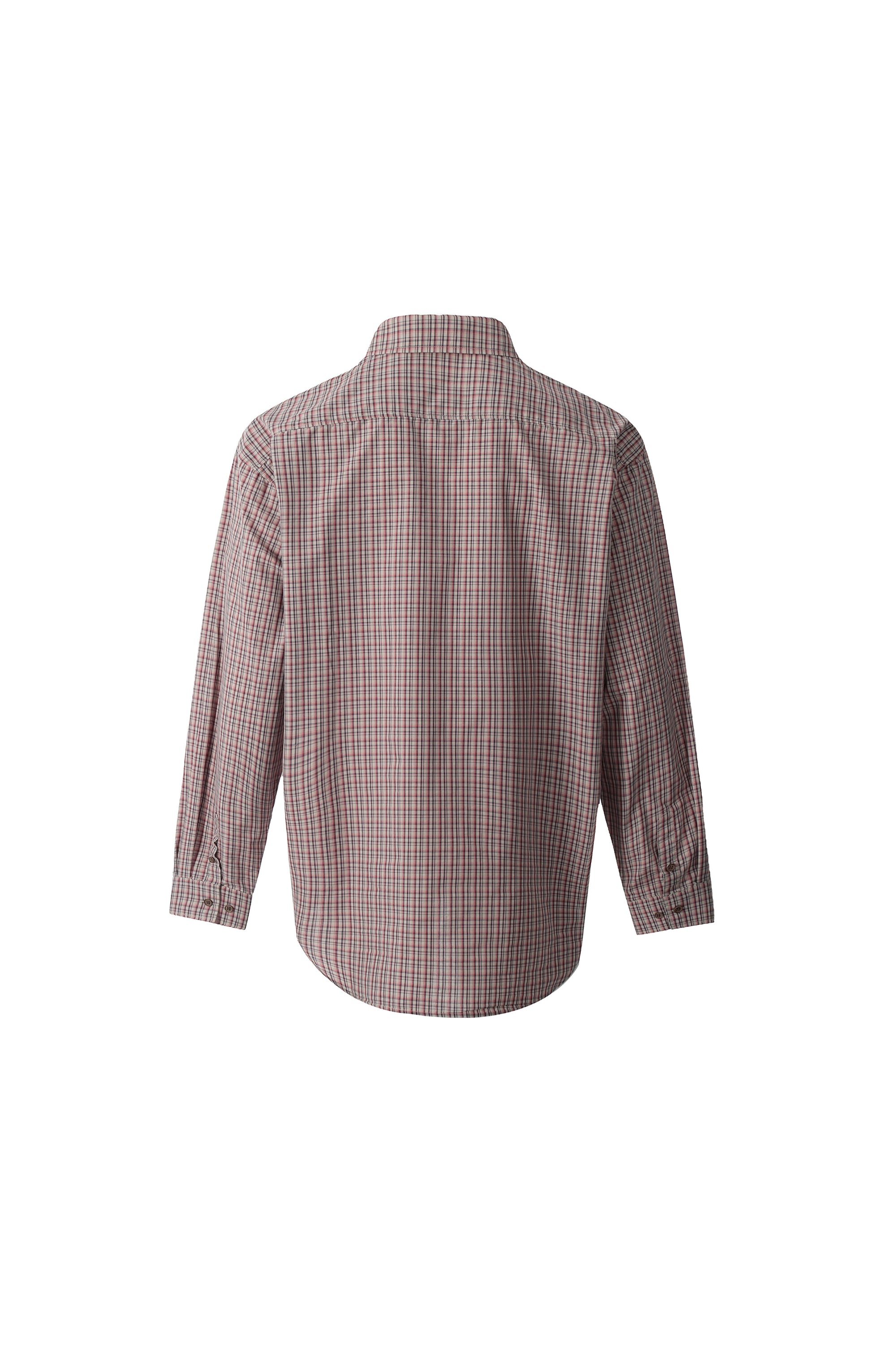 Red & Blue Mini-Check Button-Down Shirt