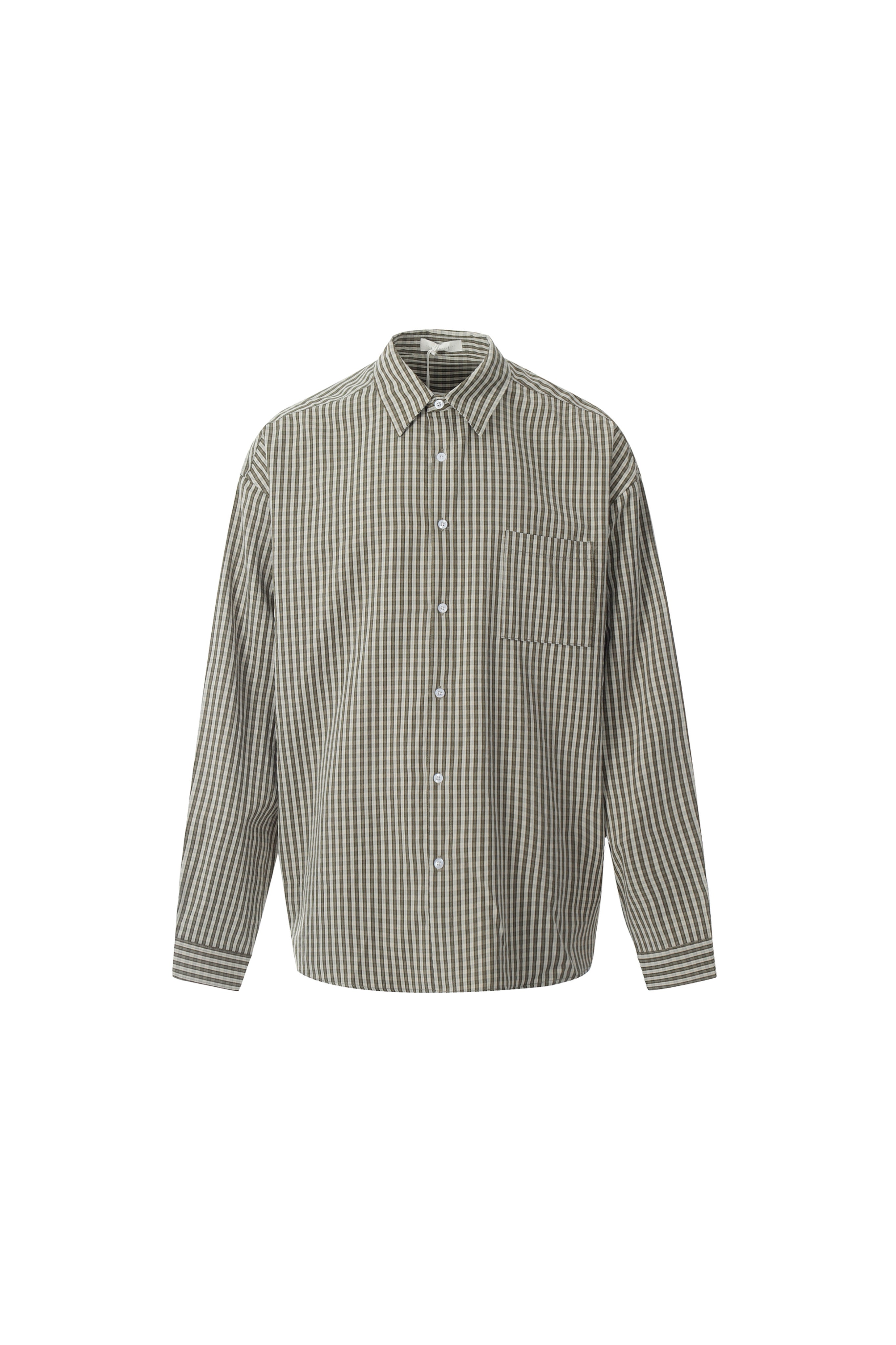 WIIKN CHECKERS CREAM AND BROWN LONGSLEEVES
