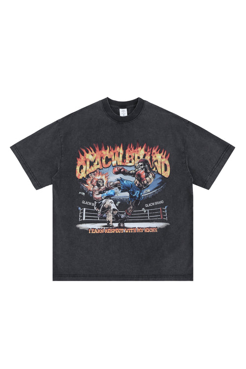"Respect With My Kicks" Vintage Graphic Tee