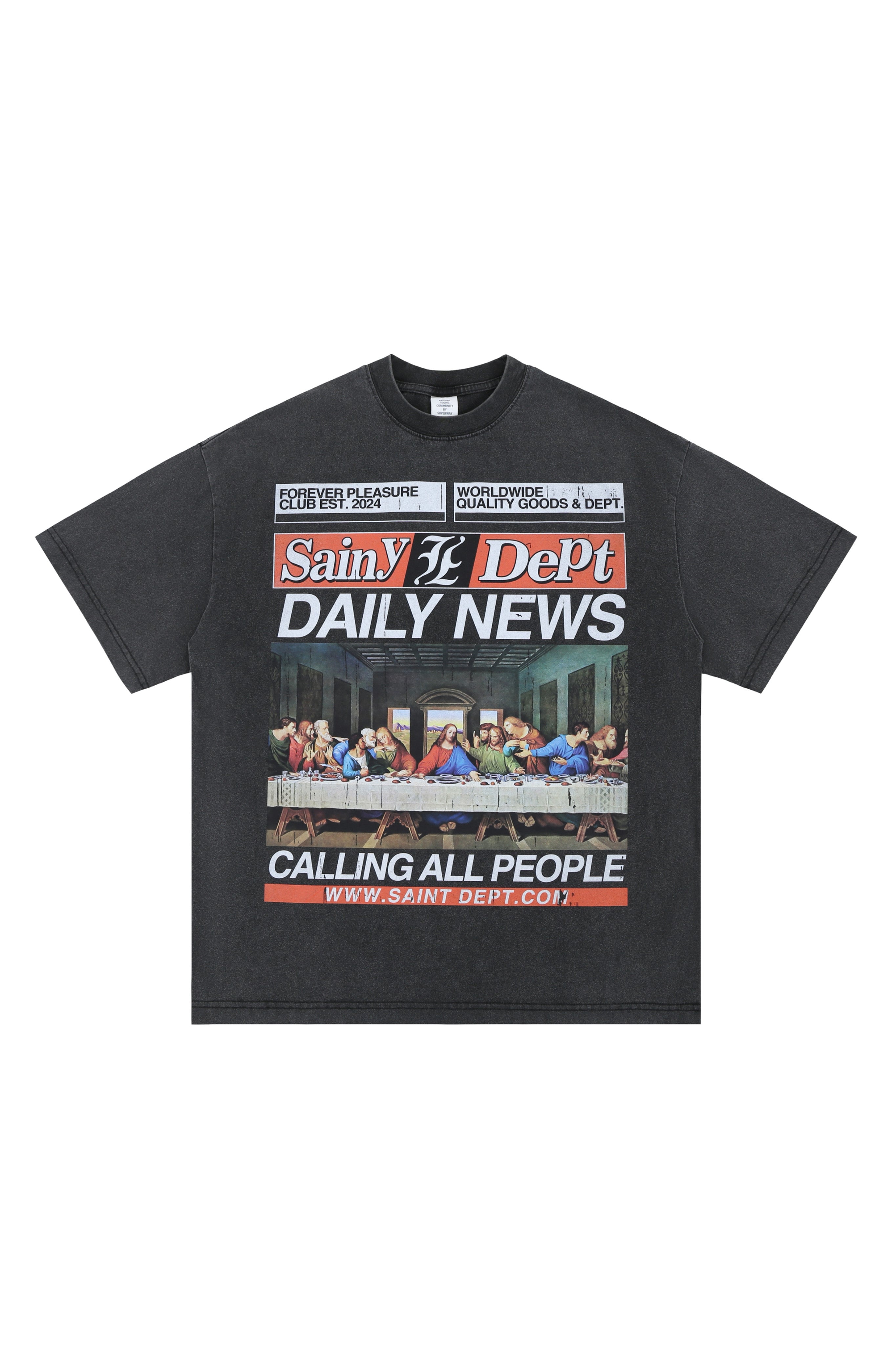 SAINT DEPT DAILY NEWS TEE