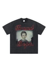Vintage portrait print tee