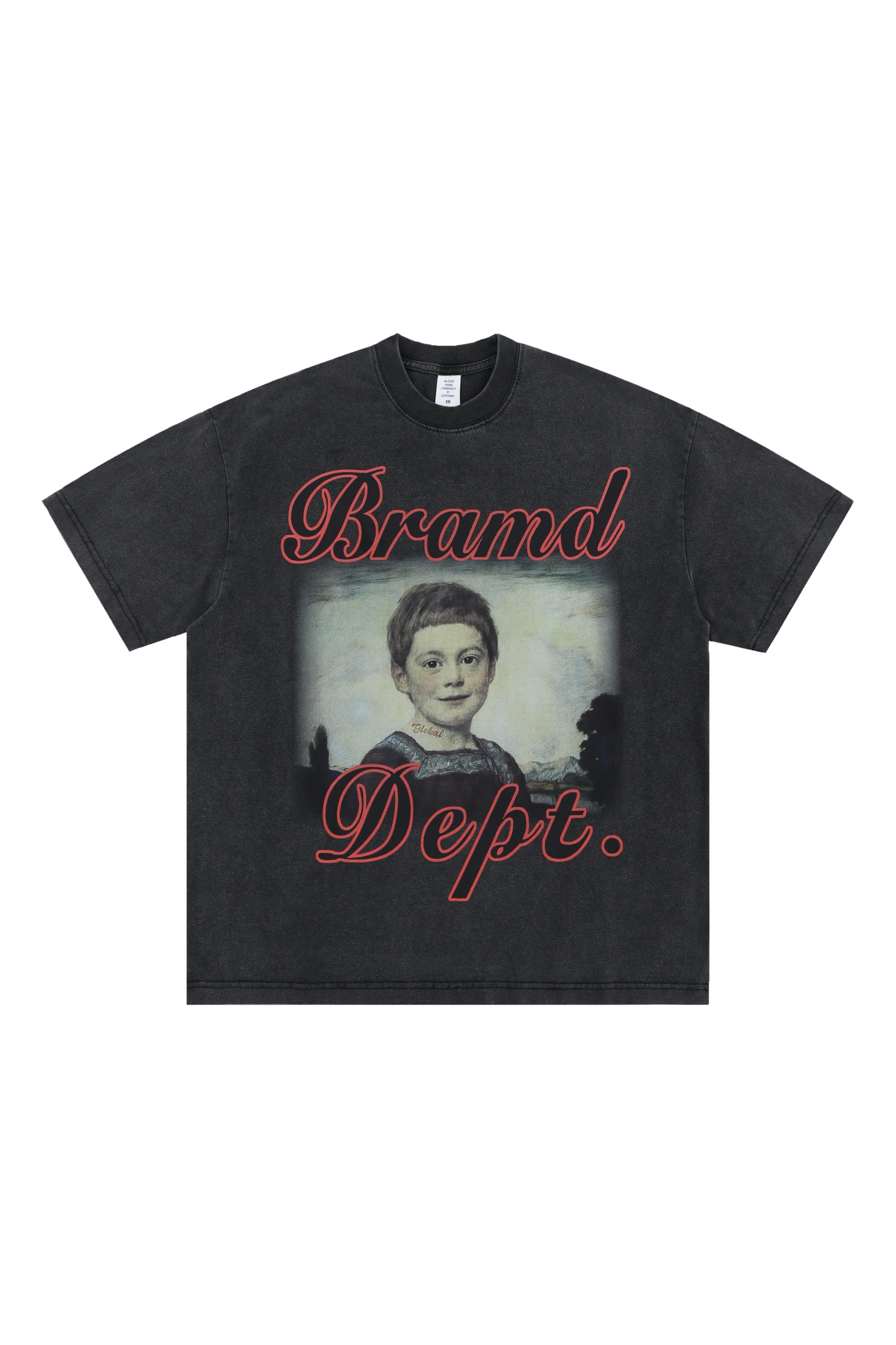 Vintage portrait print tee