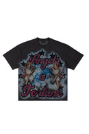 ANGELS OF FORTUNE DARK GREY TEE