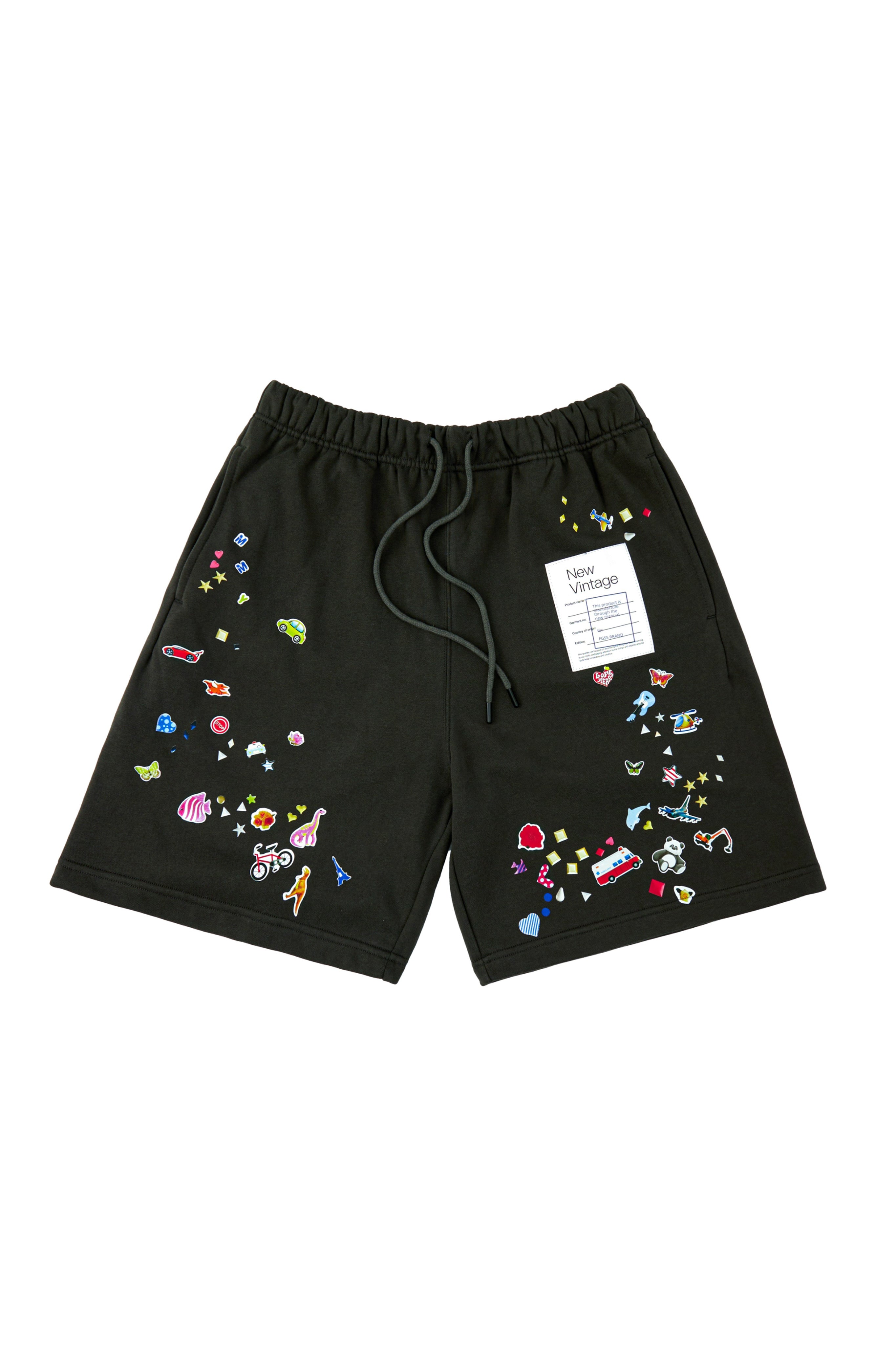 SUPERWAY BLACK SHORTS
