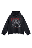 LIBERTY AR TIE MASTER BLACK HOODIE