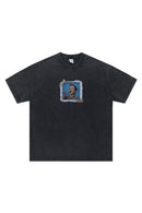 Small vintage style print tee