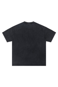 Small vintage style print tee
