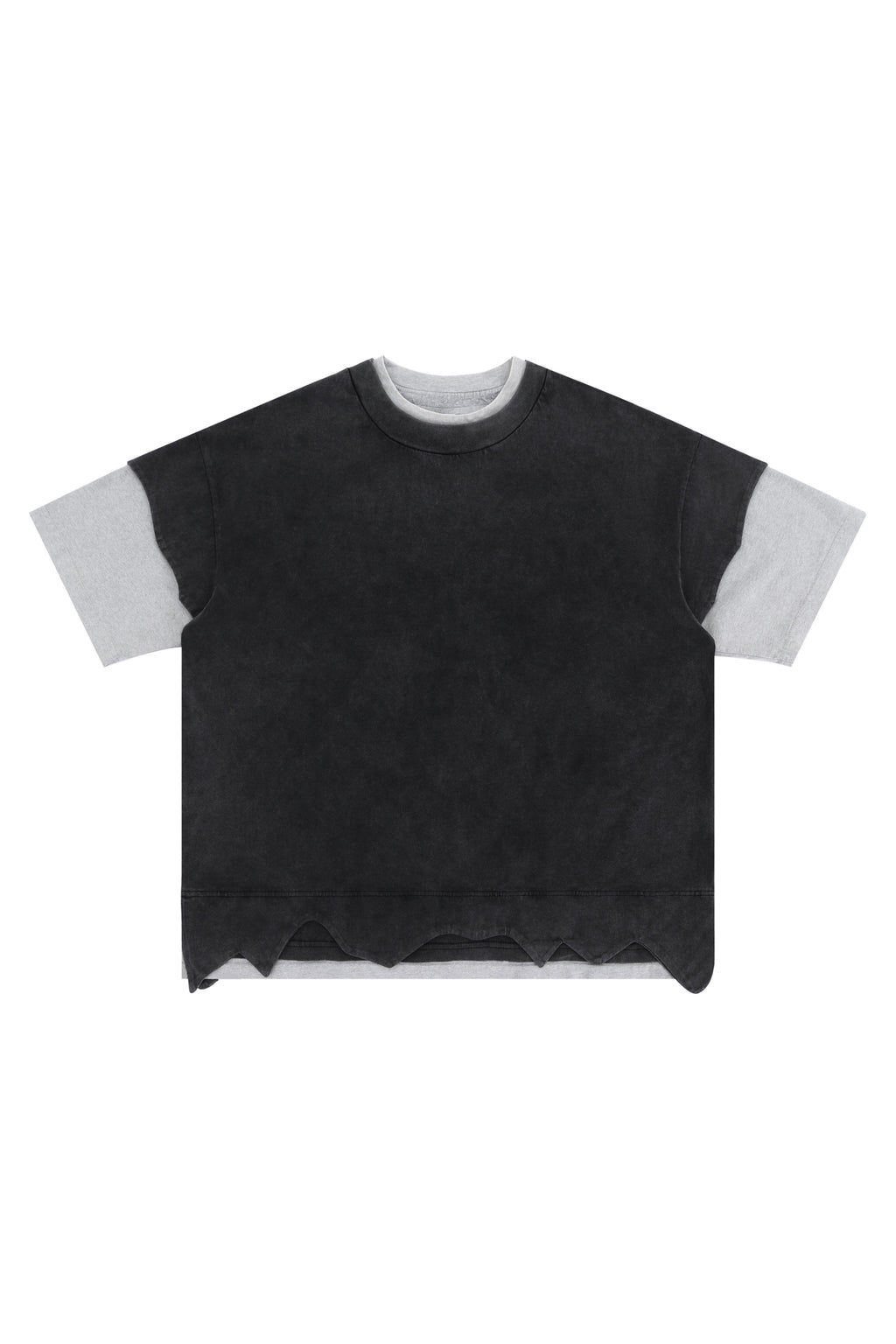 Oversized double-layered tee