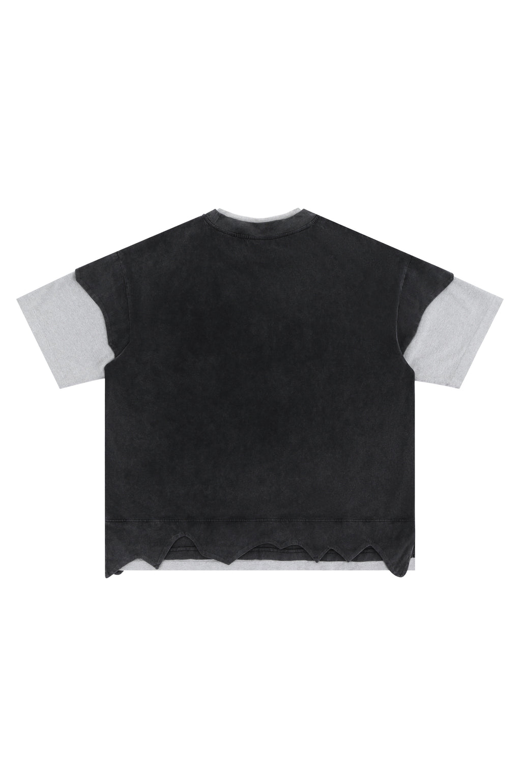 Oversized double-layered tee