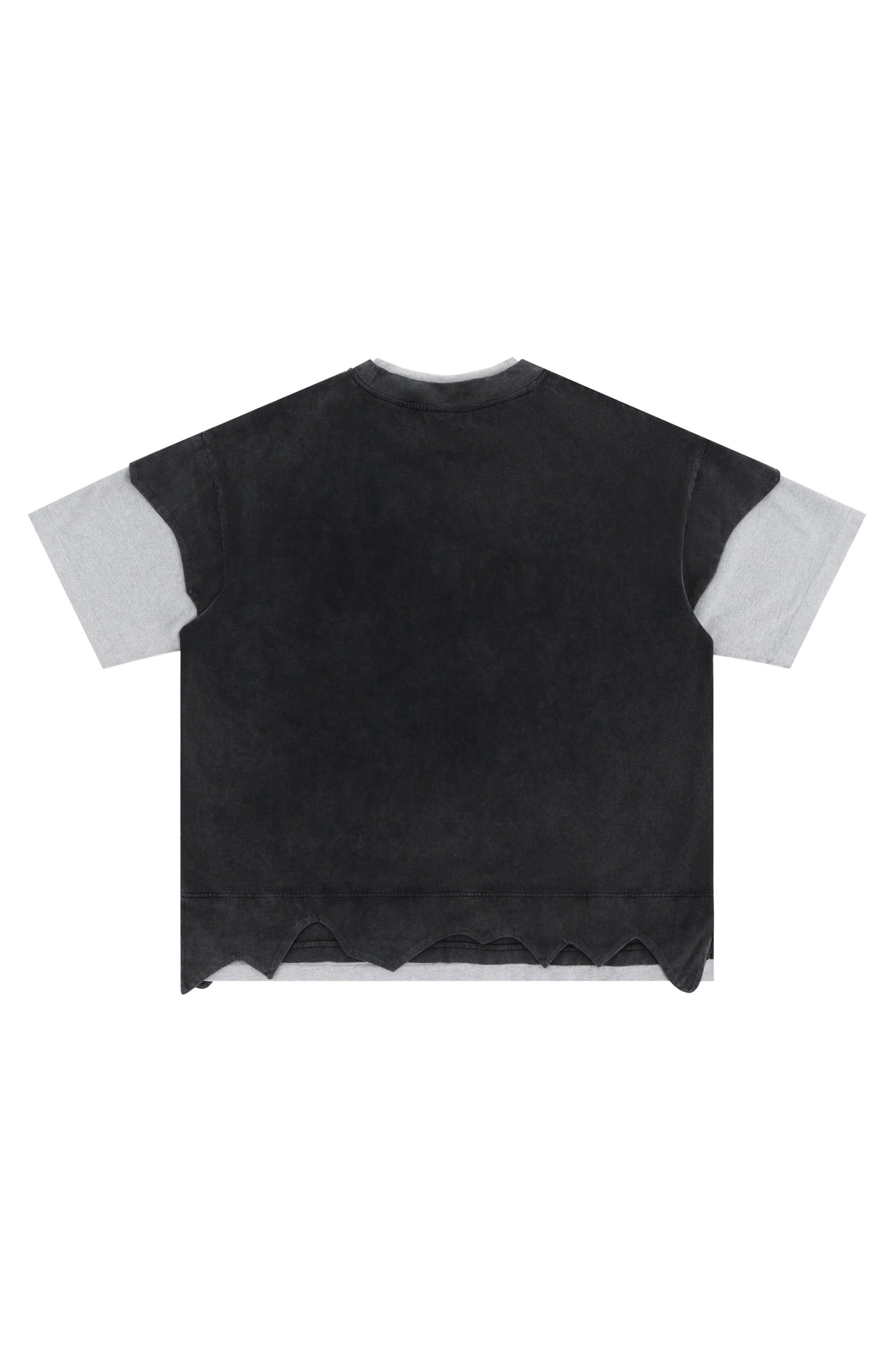 Oversized double-layered tee