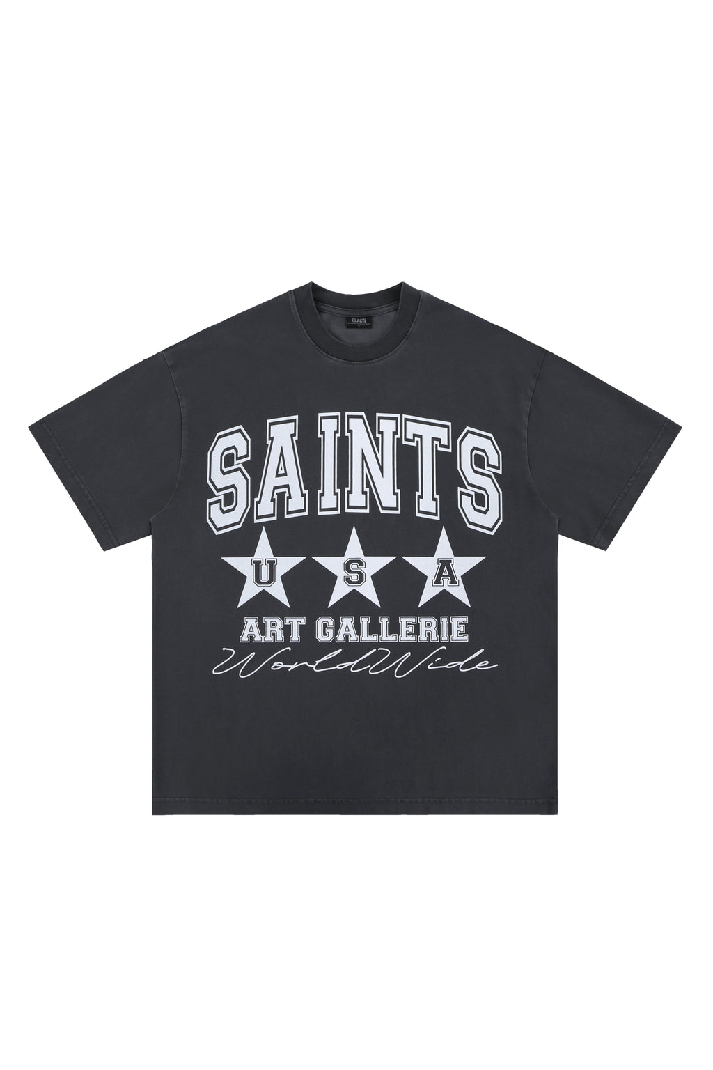 Oversized varsity-style tee