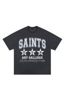 SAINT DEPT ART GALLERIE TEE - Washed Black