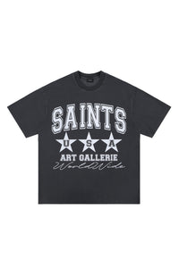 SAINT DEPT ART GALLERIE TEE - Washed Black