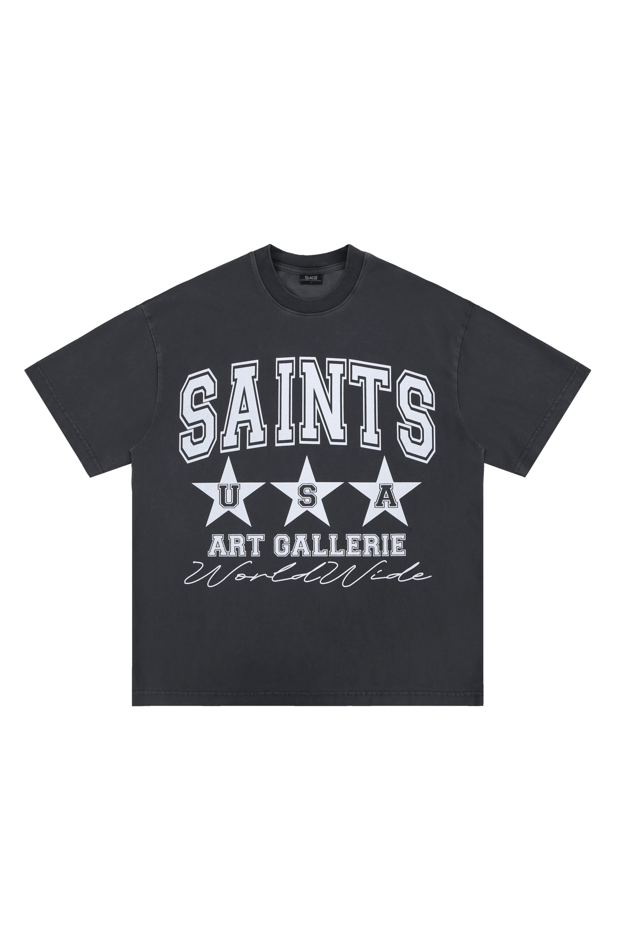 Oversized varsity-style tee