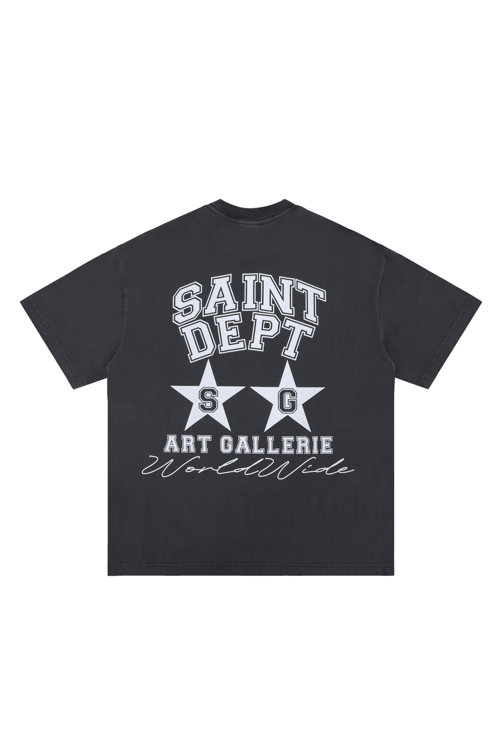 Oversized varsity-style tee