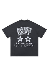 SAINT DEPT ART GALLERIE TEE - Washed Black