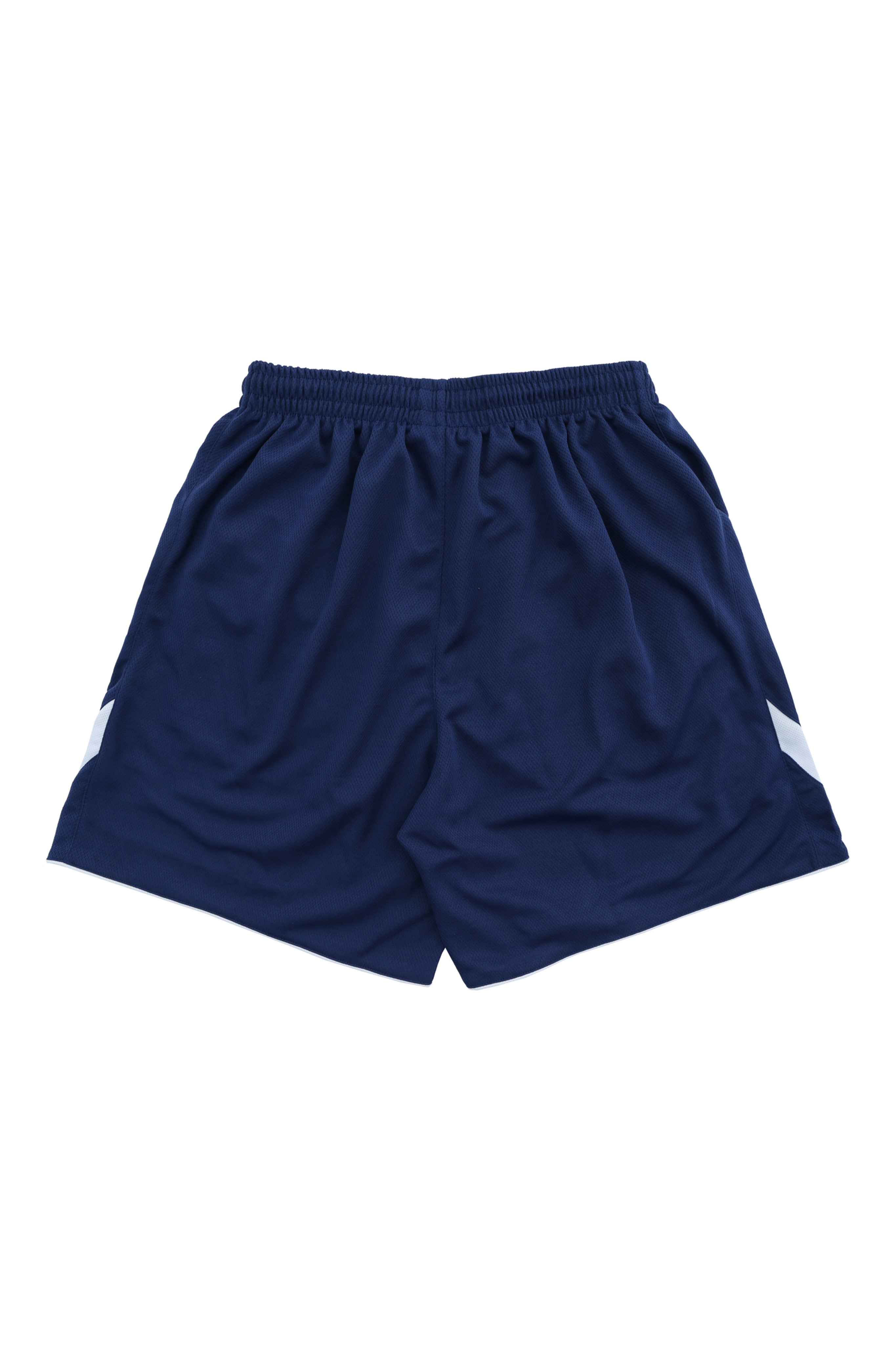 Striped patch logo basketball shorts