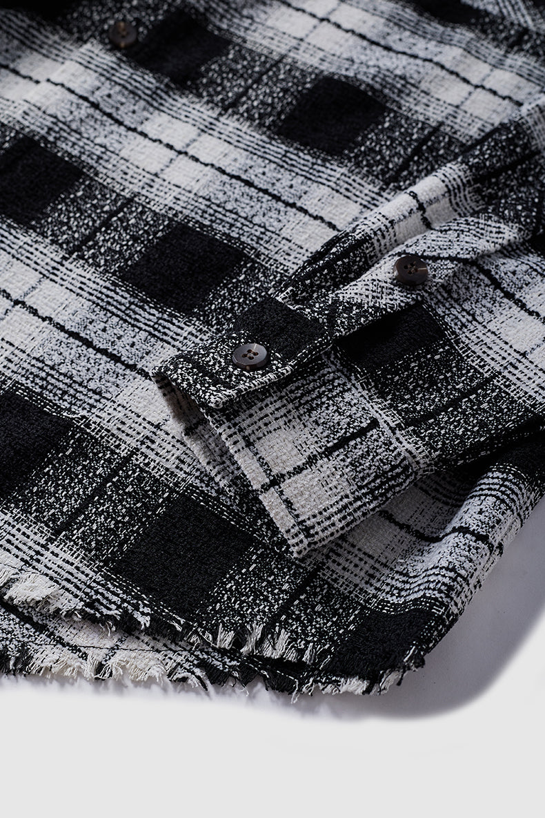 Oversized lumber jacket