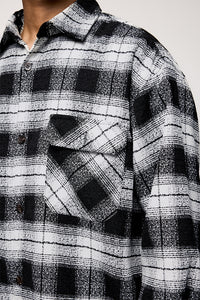 INFLATION CHECKERS WHITE AND BLACK JACKET