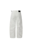 CK9521 WHITE BOWLEG JEAN