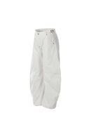 CK9521 WHITE BOWLEG JEAN