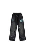 ST LOIUS SAINT VINTAGE BLUE AND BLACK PANTS