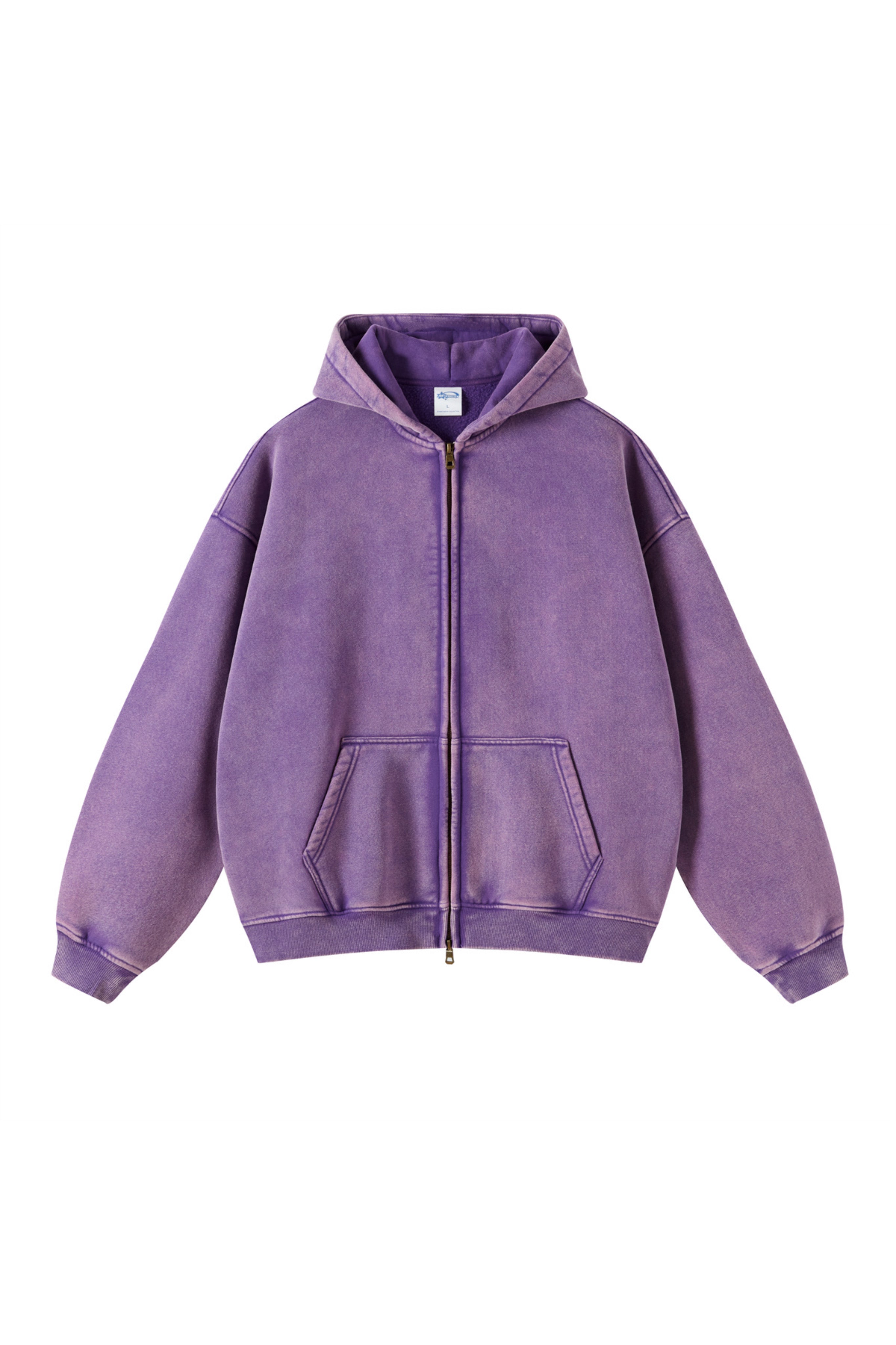 AR TIE MASTER PURPLE ZIP HOODIE