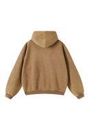 AR TIE MASTER COFFEE BROWN ZIP HOODIE