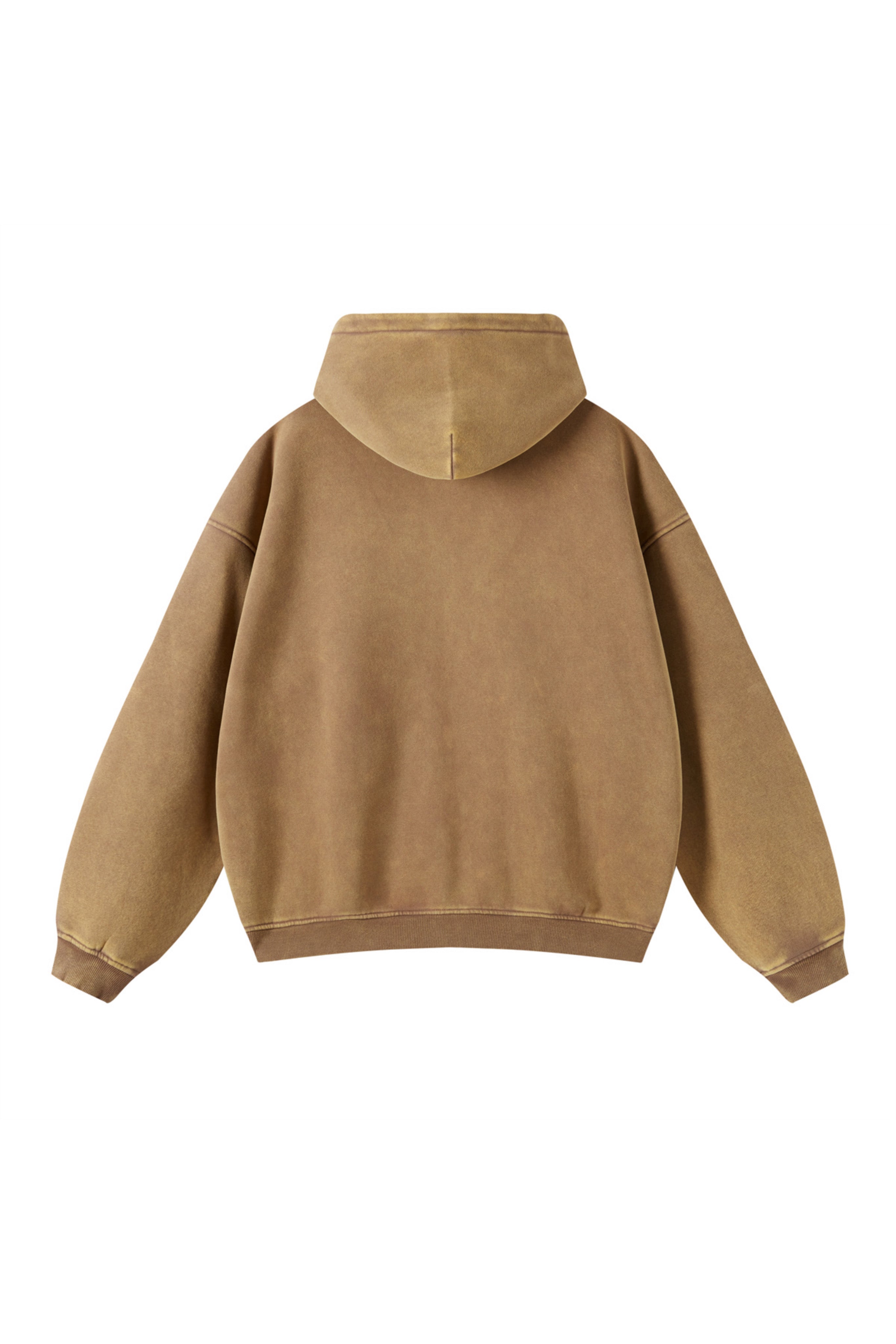 AR TIE MASTER COFFEE BROWN ZIP HOODIE