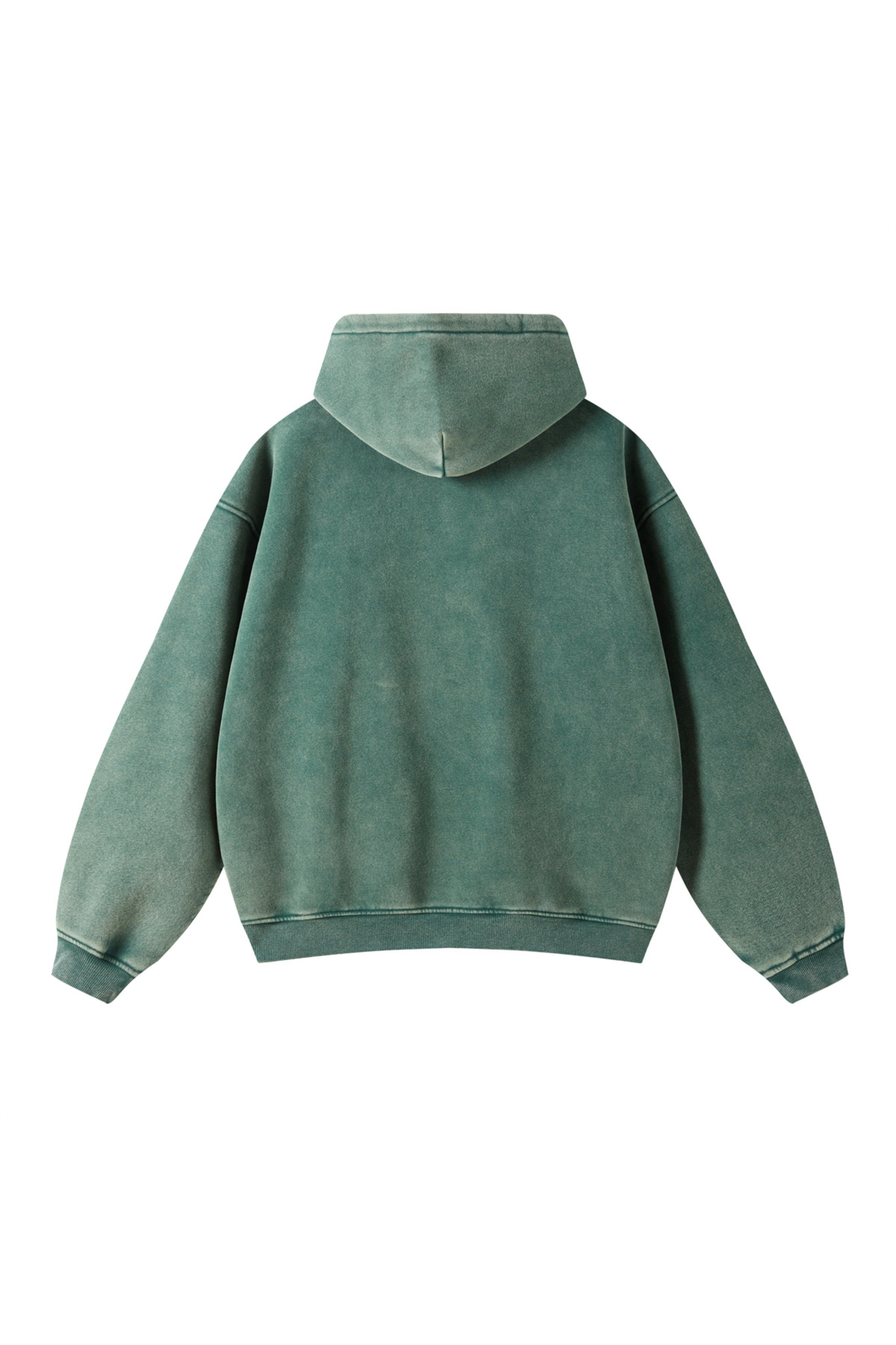 AR TIE MASTER FADED GREEN ZIP HOODIE