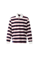 WIIKN POLO DARK  BLUE AND  WHITE LONGSLEEVES