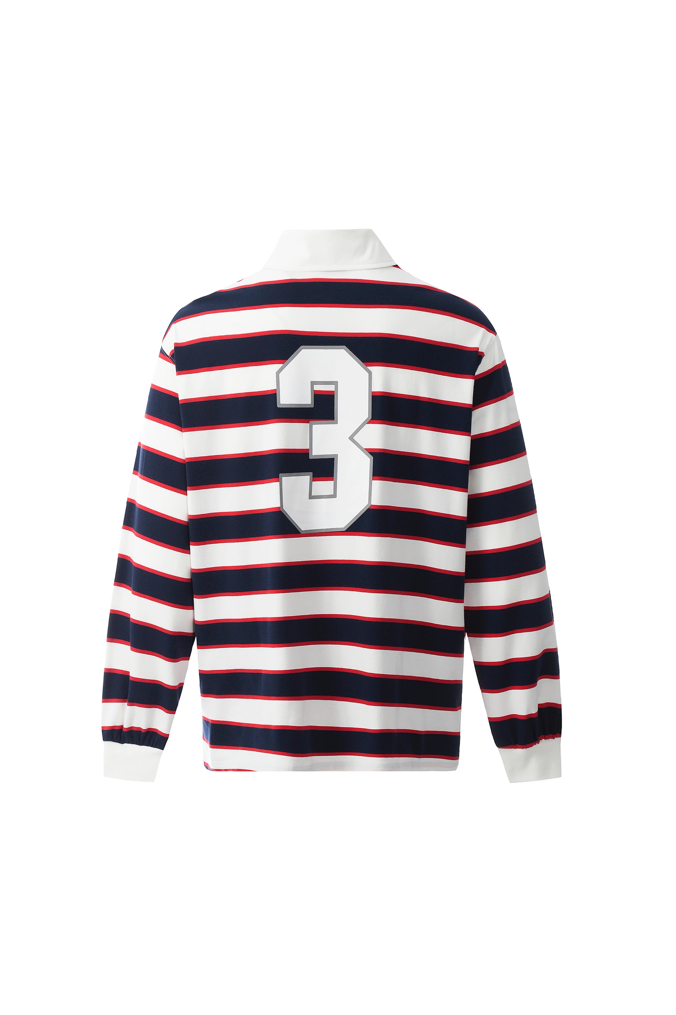 WIIKN POLO DARK  BLUE AND  WHITE LONGSLEEVES