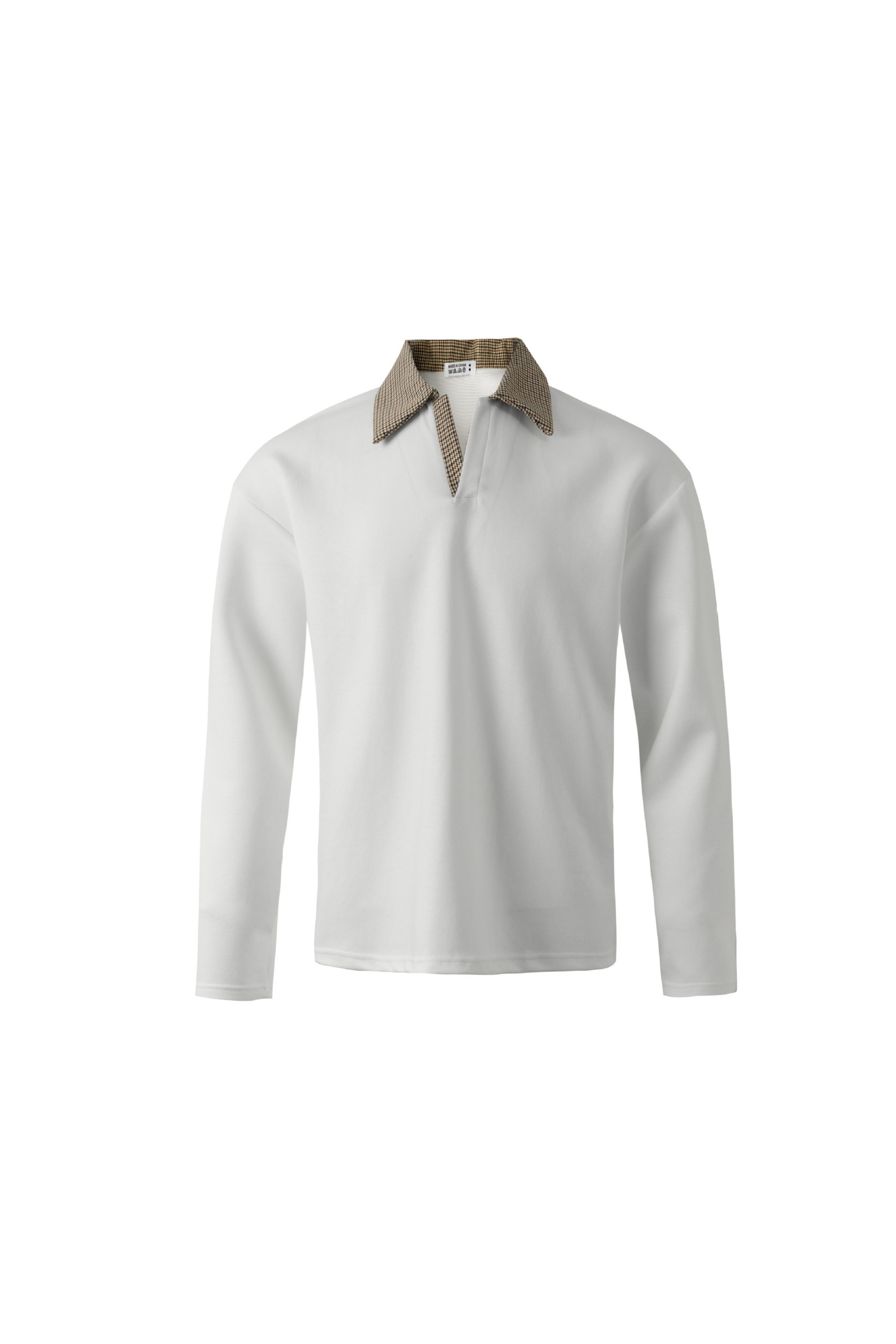 LEVEL UP PLAID COLLAR SHIRT