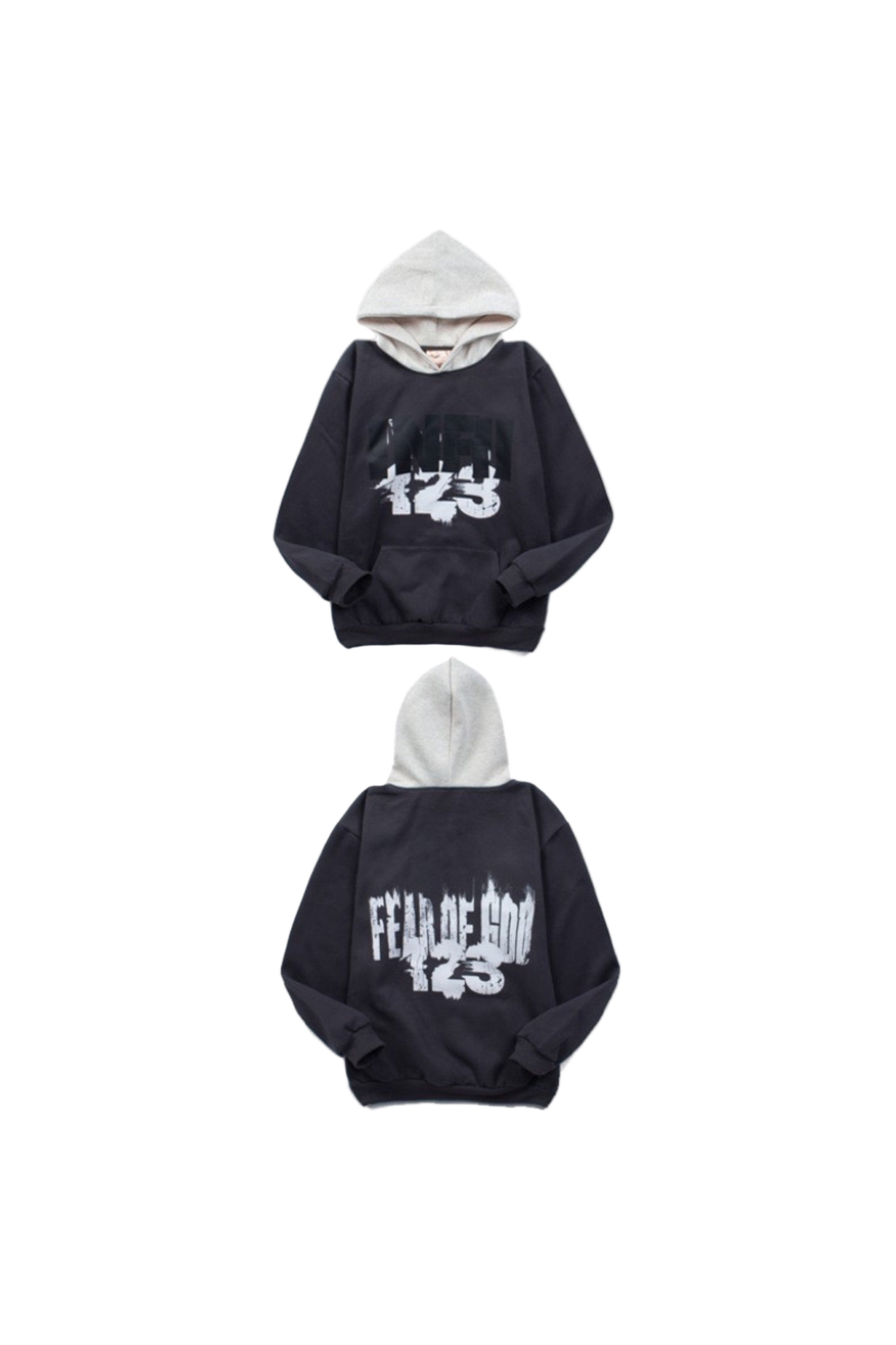 123 BLACK HOODIE