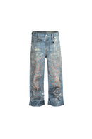 STARLIGHT SPLATTER BLUE JEANS