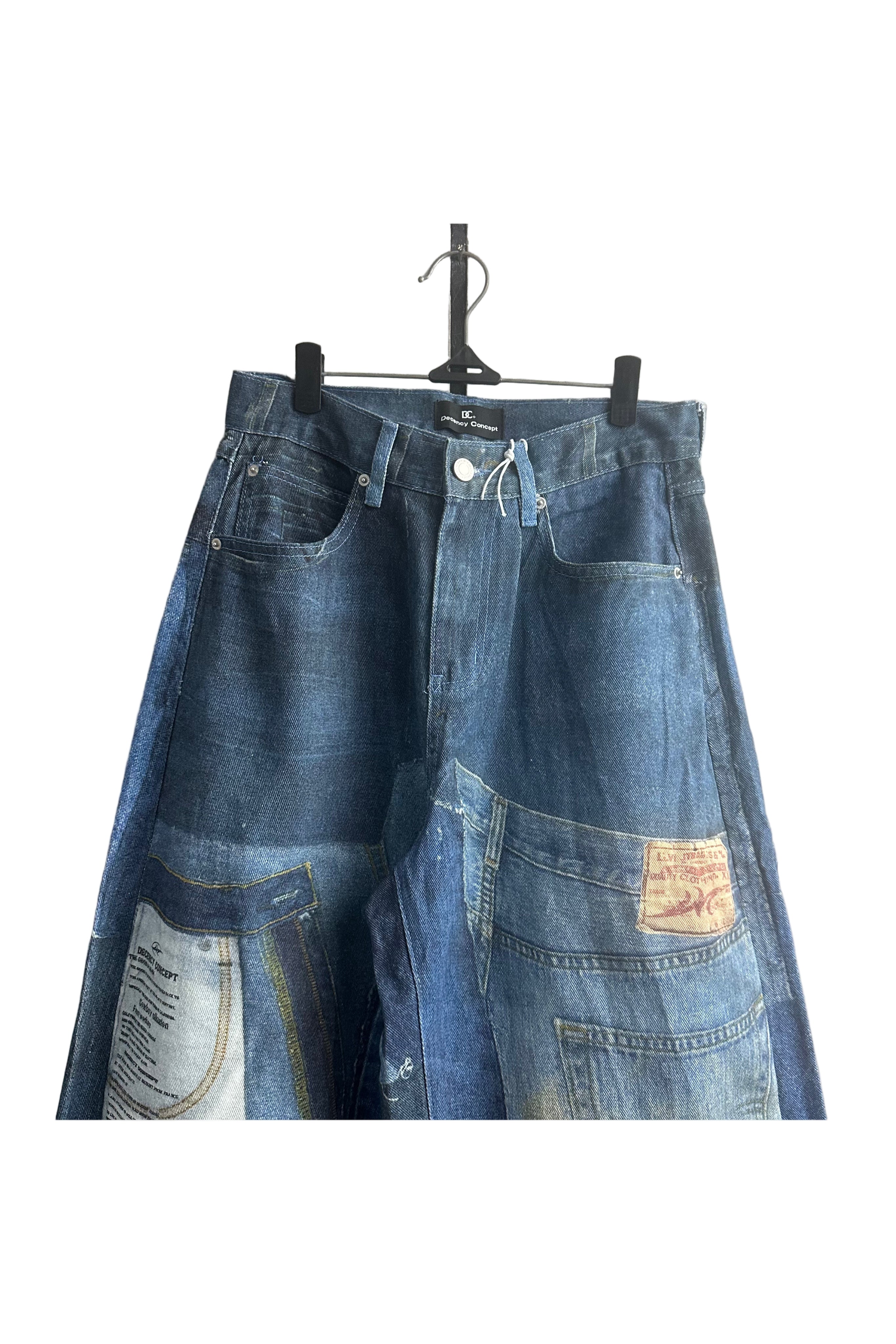 COLLAGE CORE BLUE JEANS