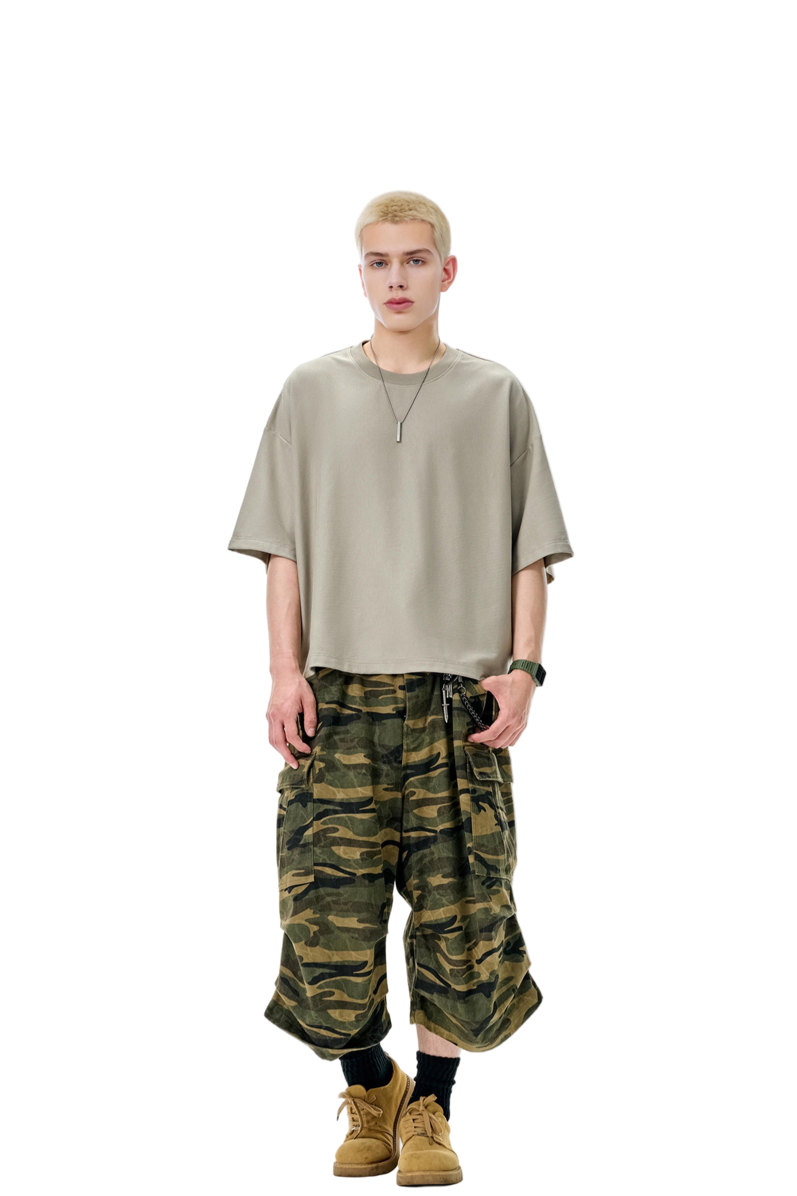 PLAIN CREWNECK RN SHORTSLEEVE TEE