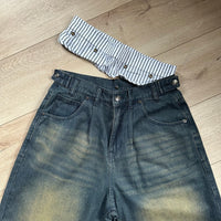 12665S25 DIRTY BLUE SHORTS