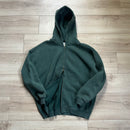 AR TIE MASTER FADED GREEN ZIP HOODIE