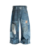 COLLAGE CORE BLUE JEANS