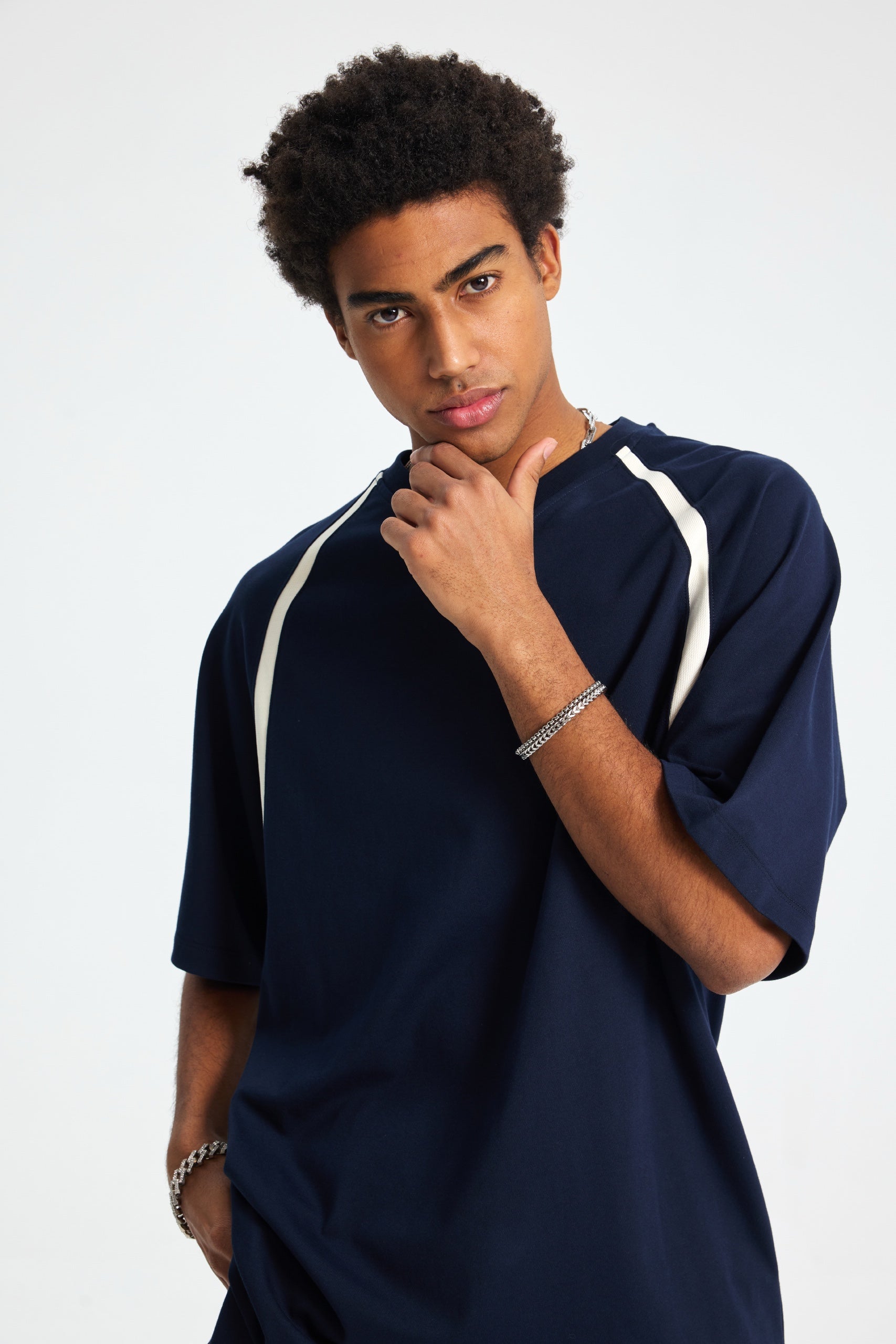 AR TIE MASTER BLUE RN TEE