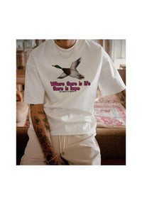 LIFE WHITE TEE