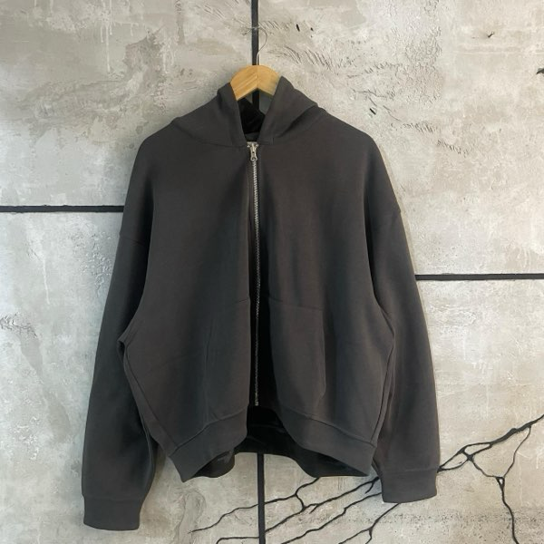 PATTERNED INNER ZIPPER HOODIE