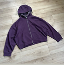 PATTERNED INNER ZIPPER HOODIE