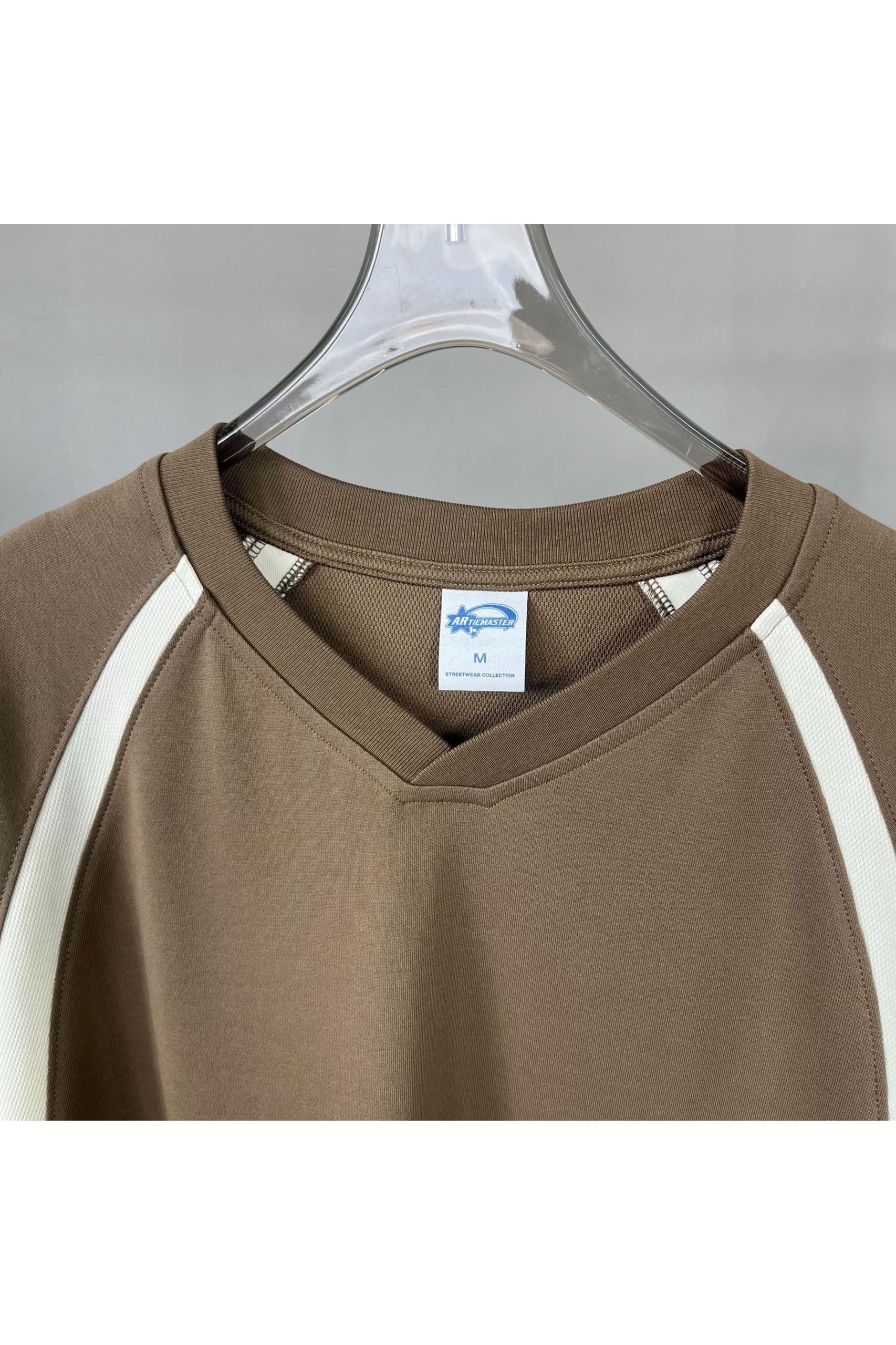 AR TIE MASTER BROWN RN TEE