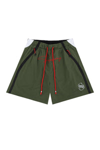 SUPERWAY GREEN BASEBALL SHORTS